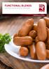 FUNCTIONAL BLENDS FOR EMULSIFIED BOILED SAUSAGES