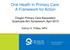 Oral Health in Primary Care: A Framework for Action