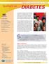 DIABETES. Spotlight on... What is Diabetes? A NEWSBRIEF OF THE ENTERTAINMENT INDUSTRIES COUNCIL, INC. NO. 28. In This Issue: