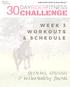 CHALLENGE. stretches, exercises & accountability Journal
