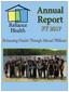 Annual. Report FY Enhancing Health Through Mental Wellness