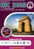 IHC st- 2nd December 2018 Crowne Plaza Gurugram, New Delhi NCR. 30 Se. Early B. R Ends