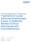 Treatments for Locally Advanced Oropharyngeal Cancer: A Systematic Review of Clinical Effectiveness and Cost-Effectiveness