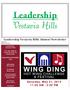 Leadership Vestavia Hills Alumni Newsletter