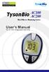 TysonBio AC100 AC200. User s Manual For in vitro diagnostic use only. Blood Glucose Monitoring System