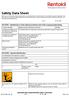 Safety Data Sheet. SECTION 1 Identification of the substance/mixture and of the company/undertaking. SECTION 2 Hazards Identification