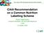 CIAA Recommendation on a Common Nutrition Labelling Scheme