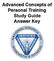 Advanced Concepts of Personal Training Study Guide Answer Key