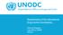 Requirements of the International Drug Control Conventions, Catherine Muganga Legal Officer, UNODC Feb 2015