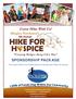 SPONSORSHIP PACKAGE. Hike for Hospice Palliative Care is coordinated nationally by the Canadian Hospice Palliative Care Association