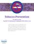 Tobacco Prevention. Go tobacco-free: A guide for helping your employees limit tobacco use
