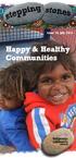 Issue 10, July Happy & Healthy Communities