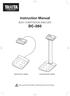 Instruction Manual BODY COMPOSITION ANALYZER DC-360. Please read this Instruction Manual carefully and keep it for future reference.