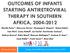 OUTCOMES OF INFANTS STARTING ANTIRETROVIRAL THERAPY IN SOUTHERN AFRICA,