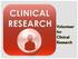 Volunteer for Clinical Research