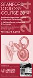 STANFORD OTOLOGY COURSE 2014