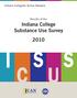 Indiana College Substance Use Survey 2010