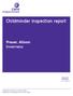 Childminder inspection report. Fraser, Alison Inverness