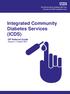 Integrated Community Diabetes Services (ICDS) GP Referral Guide Version 3 - October 2014