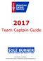 Team Captain Guide.   ACS Staff Contact: Camilla J