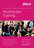 Youthscape Training. Innovative youth work born in Luton, delivered everywhere.