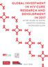 GLOBAL INVESTMENT IN HIV CURE RESEARCH AND DEVELOPMENT IN 2017 AFTER YEARS OF RAPID GROWTH FUNDING INCREASES SLOW