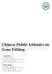 Chinese Public Attitudes on Gene Editing
