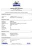 A.C.N Material Safety Data Sheet Issue Date: April 2011 Product Name: INSTANT PELLETS