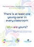 There is at least one young carer in every classroom