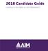2018 Candidate Guide. Leading in the fight to end Alzheimer's