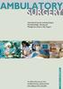 AMBULATORY SURGERY. International Journal covering Surgery, Anaesthesiology, Nursing and Management Issues in Day Surgery