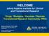 WELCOME Johns Hopkins Institute for Clinical and Translational Research