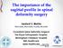 The importance of the sagittal profile in spinal deformity surgery