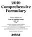 2019 Comprehensive Formulary