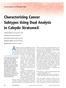 Characterizing Cancer Subtypes Using Dual Analysis in Caleydo StratomeX