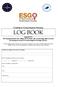 Training in Gynaecological Oncology LOG BOOK