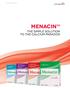 cvd-pharma.com MENACIN TM The simple solution TO the Calcium Paradox
