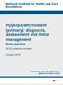 Hyperparathyroidism (primary): diagnosis, assessment and initial management