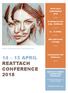 14 15 APRIL REATTACH CONFERENCE 2018 REATTACH CONFERENCE If talking doesn t help.. ReAttach! APRIL NATLAB PLAZA FUTURA