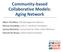 Community-based Collaborative Models: Aging Network