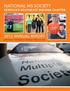 NATIONAL MS SOCIETY KENTUCKY-SOUTHEAST INDIANA CHAPTER 2012 ANNUAL REPORT MOVING TOWARD A WORLD FREE OF MS