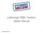 Lethbridge FBBC Nutrition Starter Manual. Lethbridge FBBC