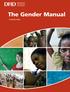 The Gender Manual. A Practical Guide