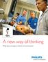 A new way of thinking. Philips Sparq emergency medicine ultrasound system