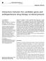 Interactions between five candidate genes and antihypertensive drug therapy on blood pressure