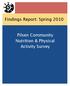 Findings Report: Spring Pilsen Community Nutrition & Physical Activity Survey