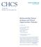 CHCS. Multimorbidity Pattern Analyses and Clinical Opportunities: Diabetes. Center for Health Care Strategies, Inc. FACES OF MEDICAID DATA SERIES