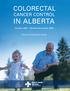 COLORECTAL CANCER CONTROL IN ALBERTA