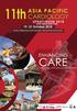 ENHANCING CARE THROUGH APPLIED CARDIOLOGY 11 th ASIA PACIFIC CARDIOLOGY th -21 st October