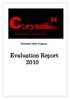 Chrysalis Girls Program. Evaluation Report 2010